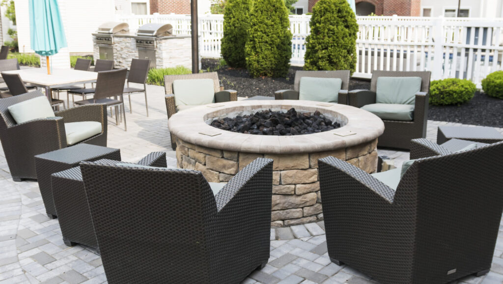 Outdoor fireplaces in Edmonton, Alberta